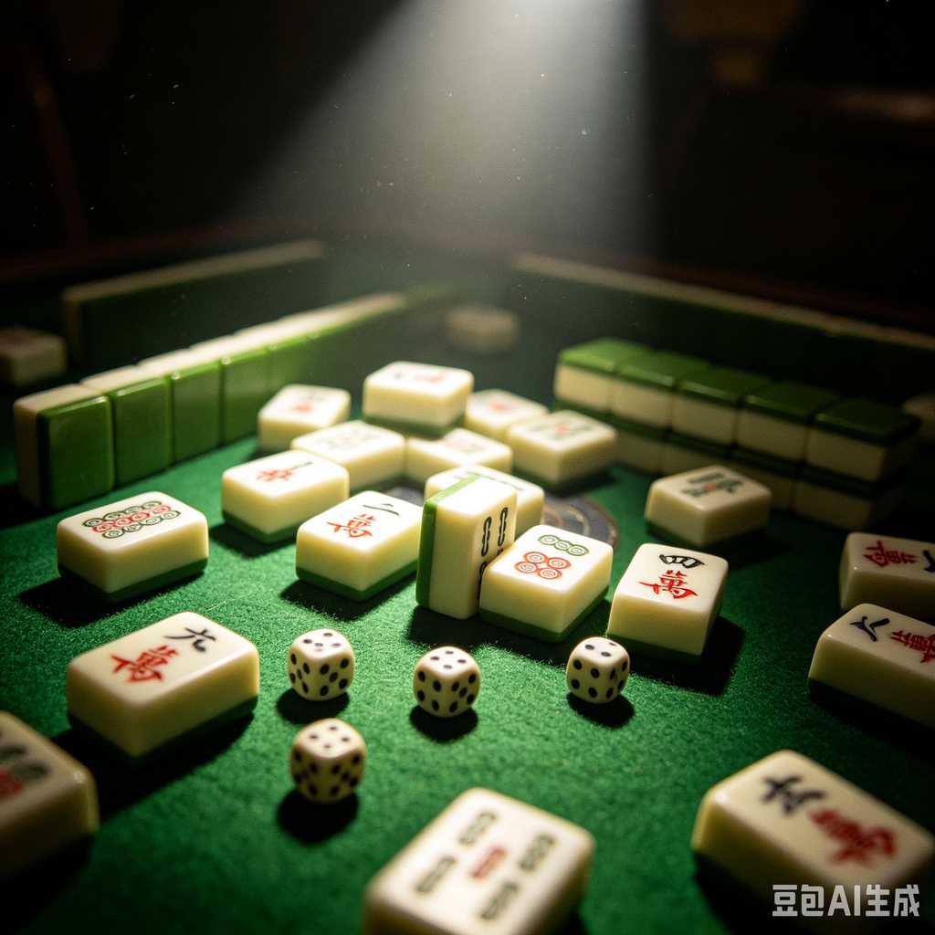 blue mahjong tiles